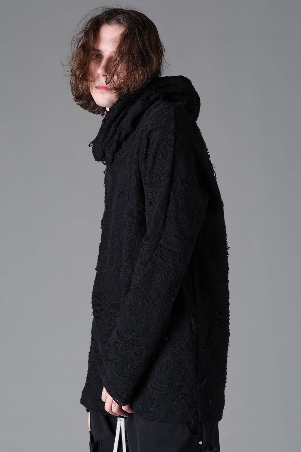 《2026AW先行予約》Twisted Hoodie Pullover"Black" / ツイストフーディプルオーバー"ブラック"