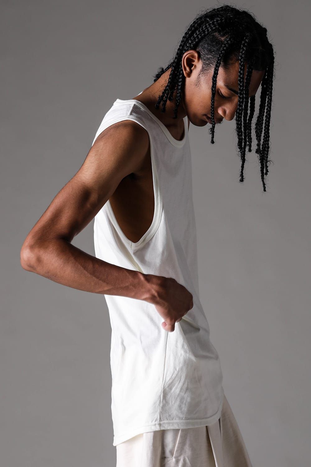《2027SS先行予約》Regular  Tank Top"Black / Ivory / Grey / Greige" / レギュラータンクトップ "ブラック / アイボリー /グレー / グレージュ"