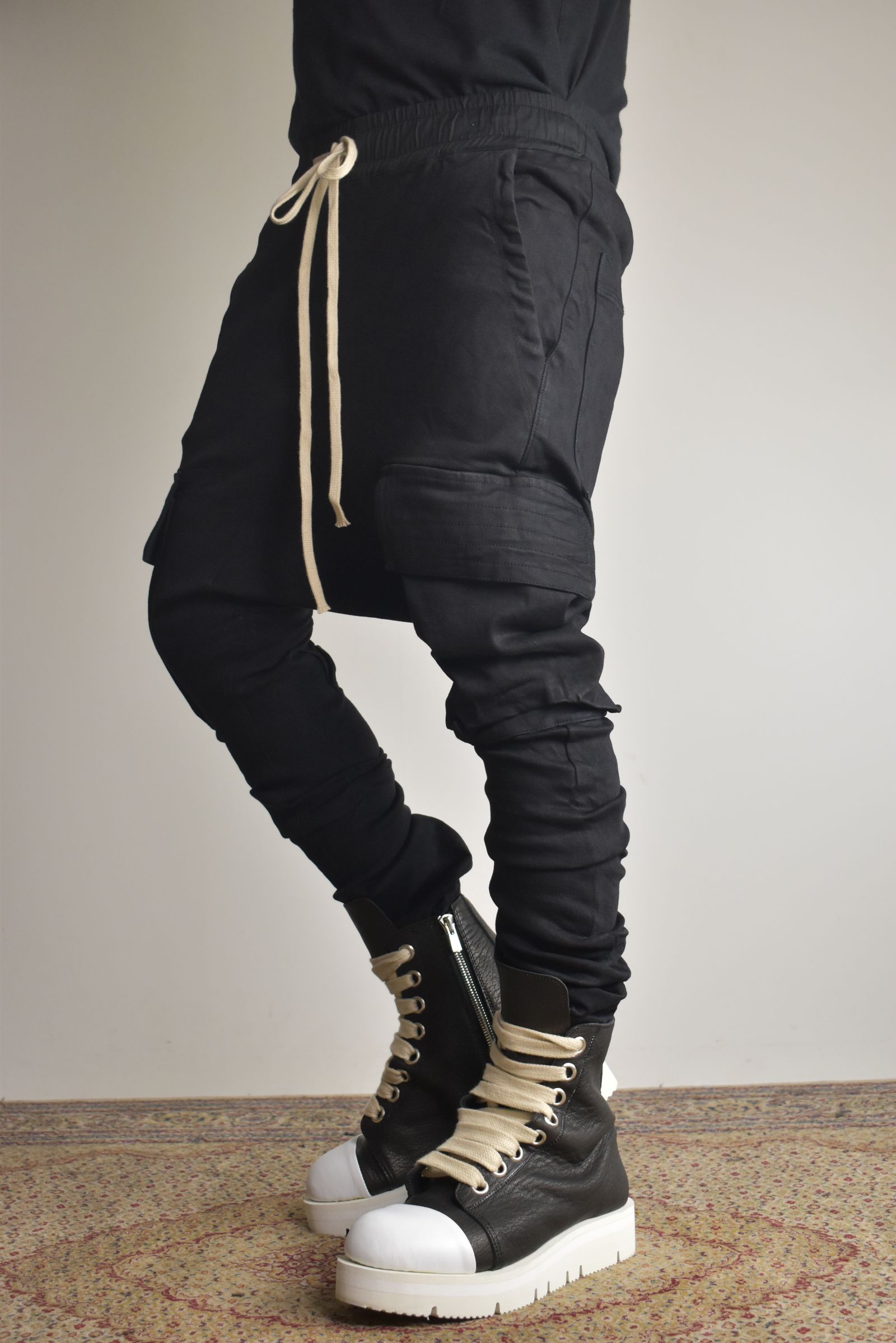 Cargo Sarouel Skinny"Black" / カーゴサルエルスキニー"ブラック"