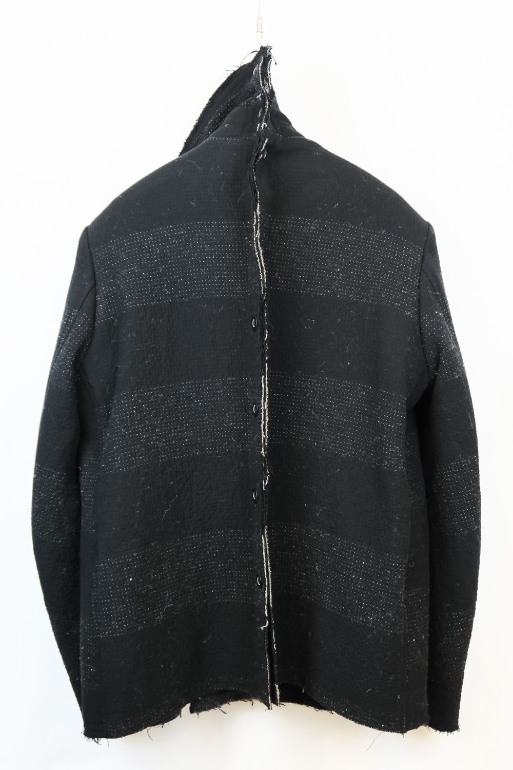 REVERSIBLE ZIP UP JACKET"Black"/リバーシブルジップアップジャケット"ブラック"