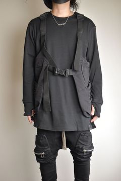 2Way Tactical Vest Bag"Black"/2ウェイタクティカルベストバッグ"ブラック"