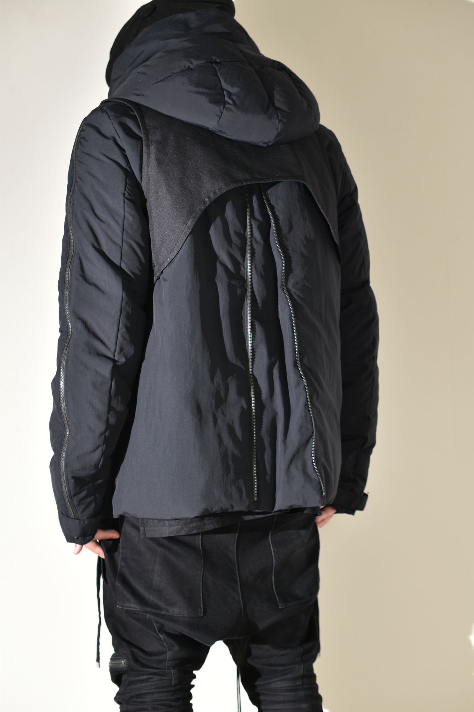 Multi Zip Down Parka Jacket (with Vest)"Black" / マルチジップダウンパーカージャケット(ベスト付き)"ブラック"