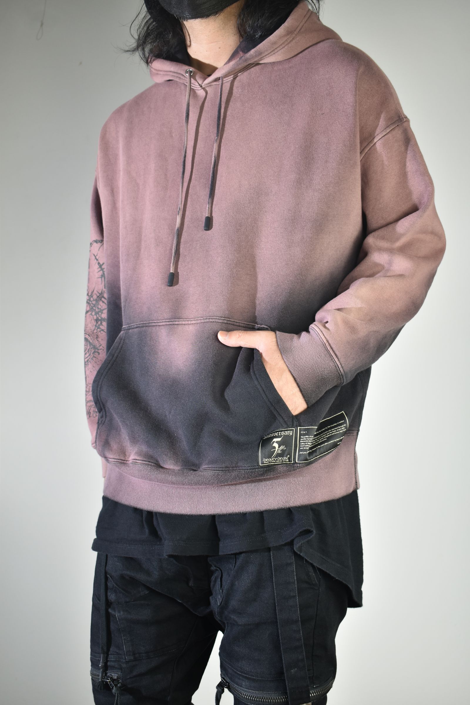 Nostalgothica Hoody "Black" / ノスタルゴシカ フーディ"ブラック"