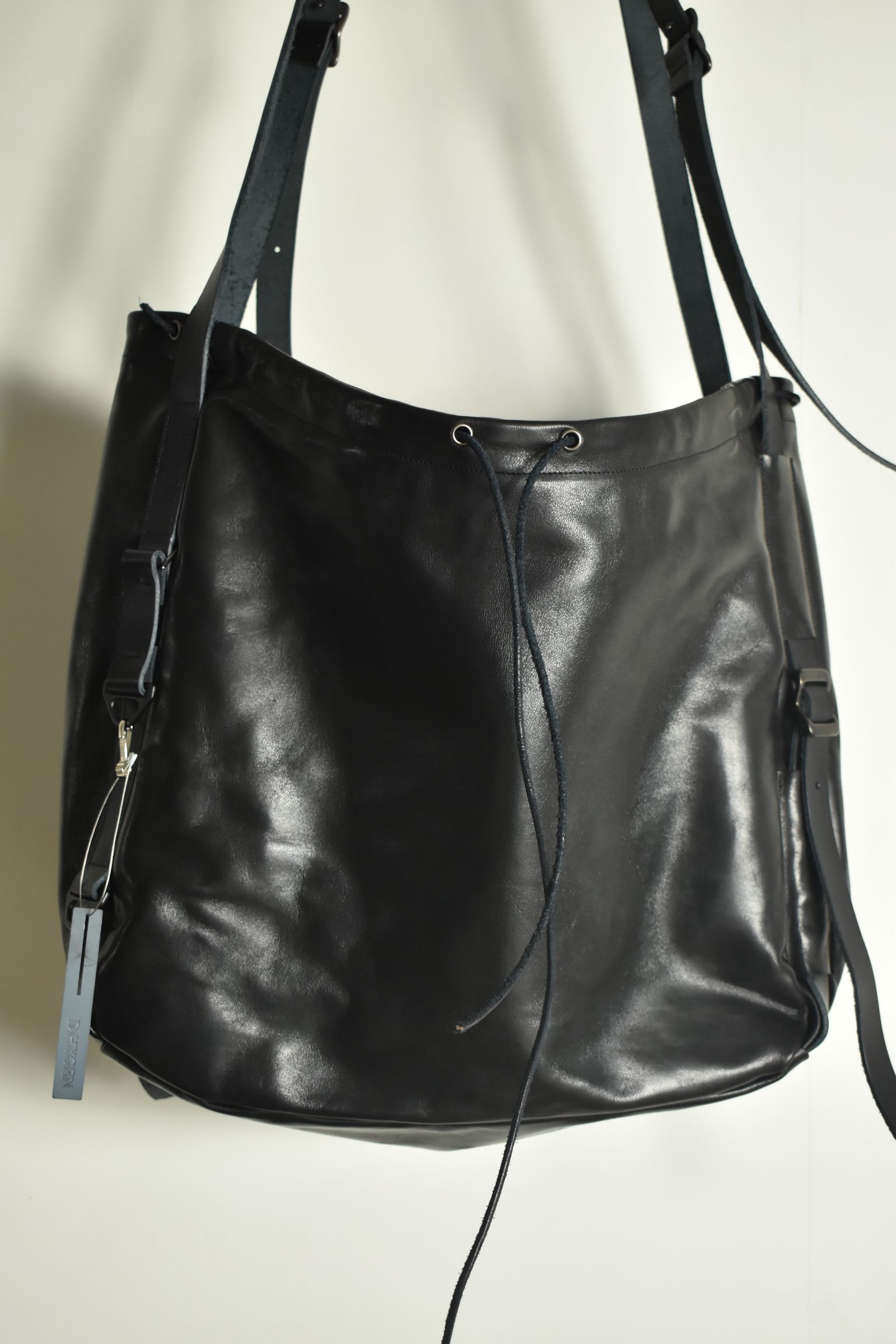 Horse Leather Shoulder Bag"Black" / ホースレザーショルダーバッグ"ブラック"
