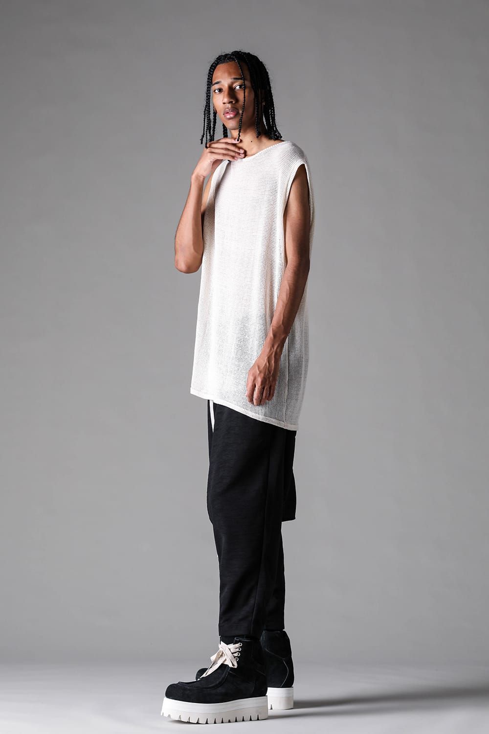 《2027SS先行予約》Sarrouel Esay Pants"Black" / サルエルイージーパンツ"ブラック"