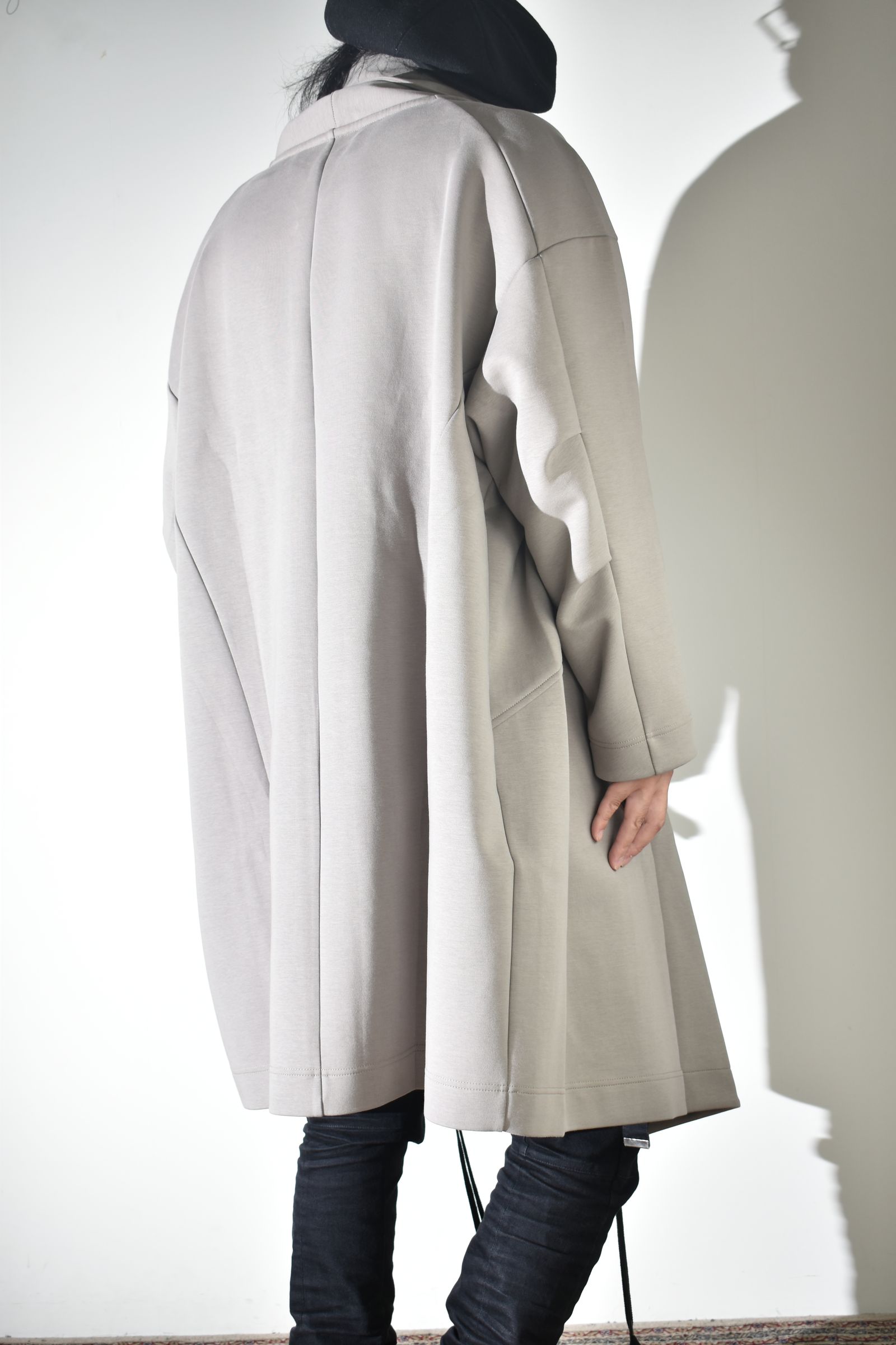 Rap Jersey Coat "Greige" / ラップジャージーコート"グレージュ"