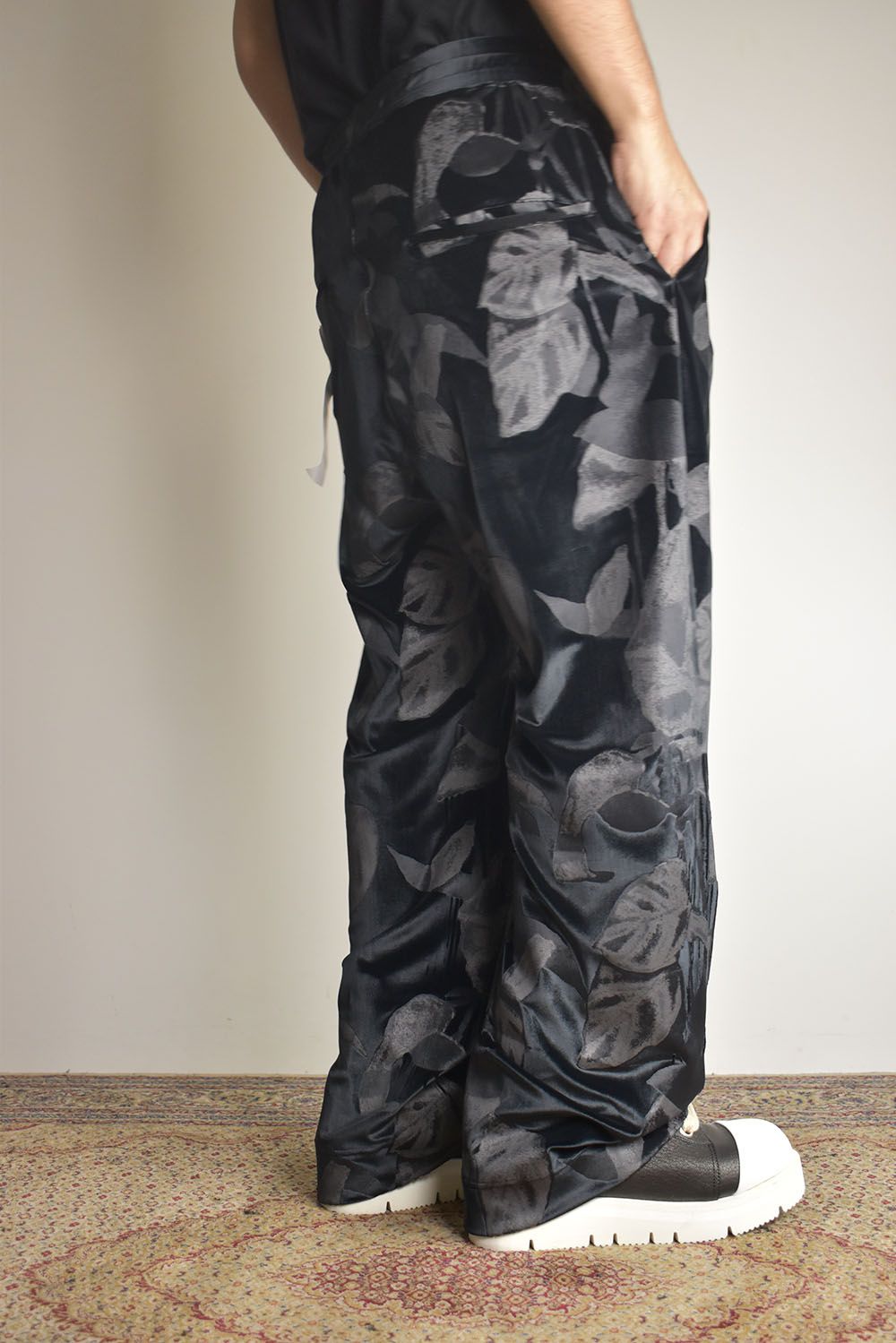 Tuck Easy Pants"Black" / タックイージーパンツ"ブラック"