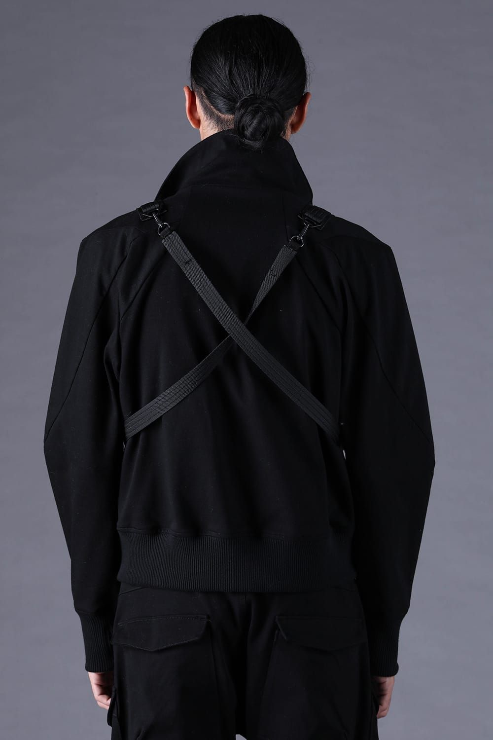 《2027SS先行予約分》Dry Jersey Harness Belt Blouson"Black" / ドライジャージハーネスベルトブルゾン"ブラック"