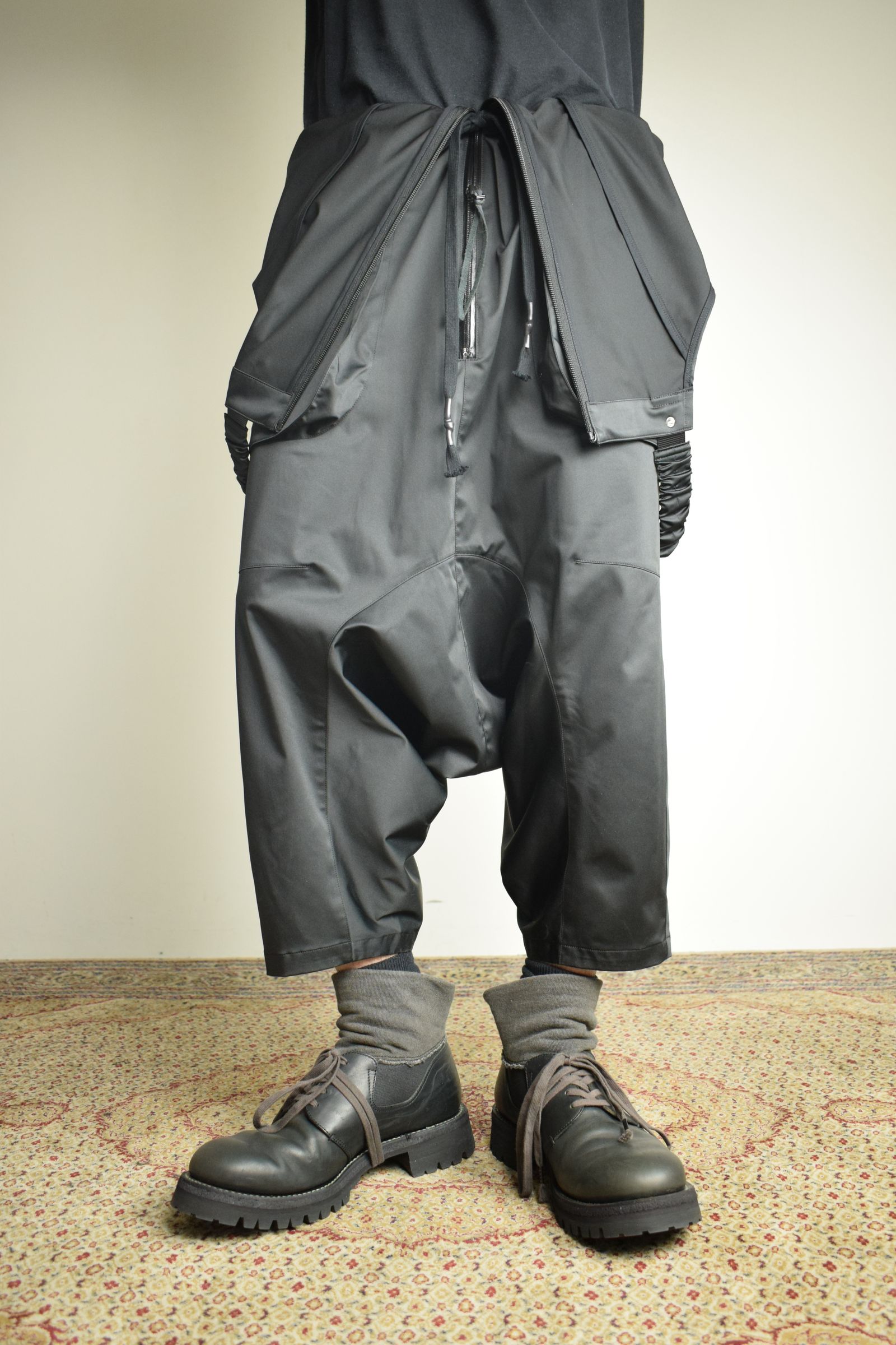 Deep Crotch Over All"Black" / ディープクロッチオーバーオール"ブラック"