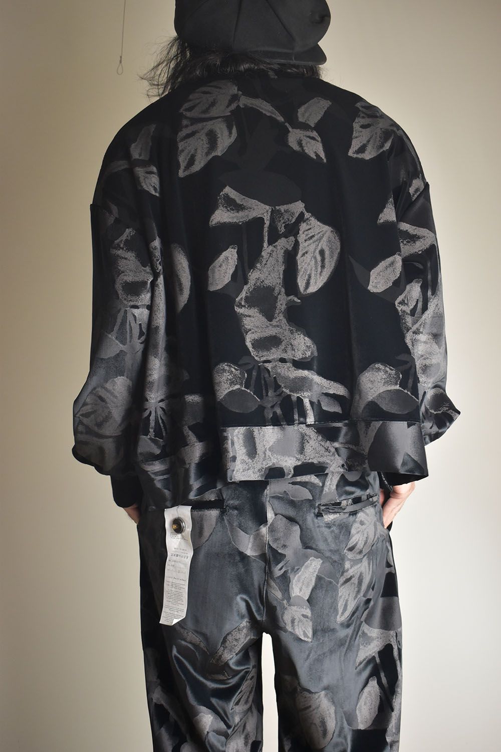 Crew Neck Side Vent Pullover"Black" / クルーネックサイドベンツプルオーバー"ブラック"