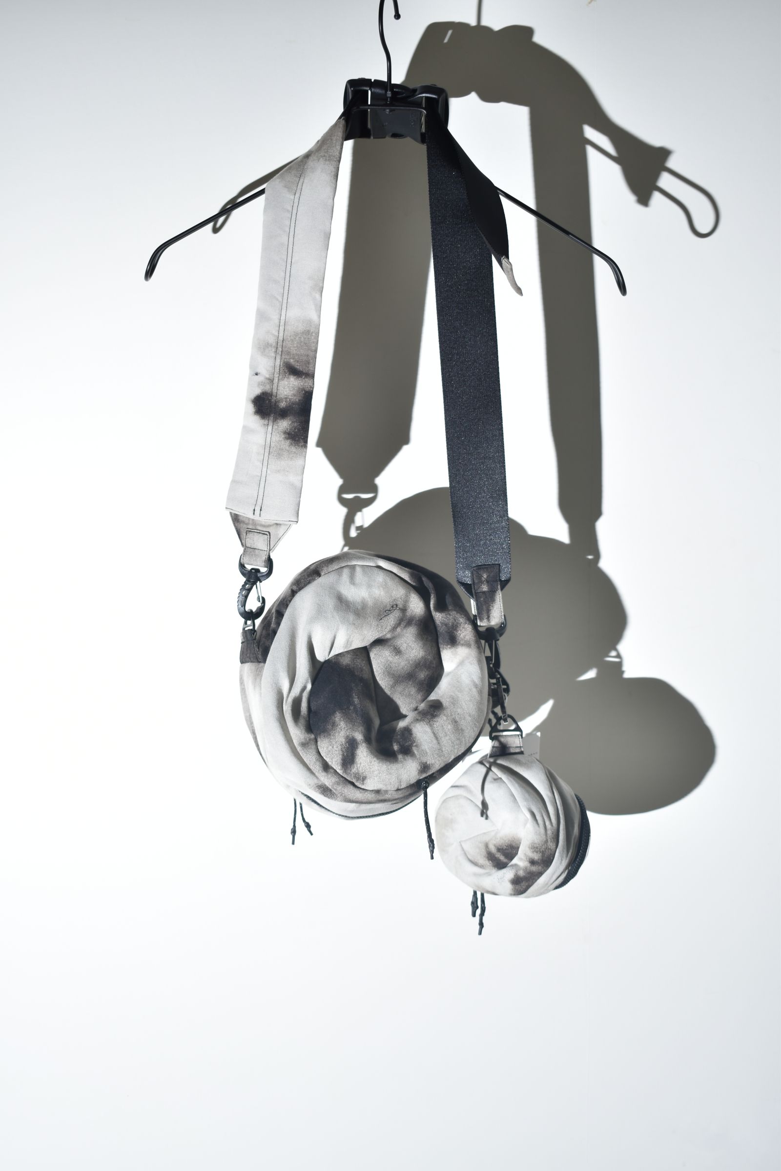 Sphere Shoulder Bag "Black Bleached" / スフィアショルダーバッグ"ブラックブリーチ"