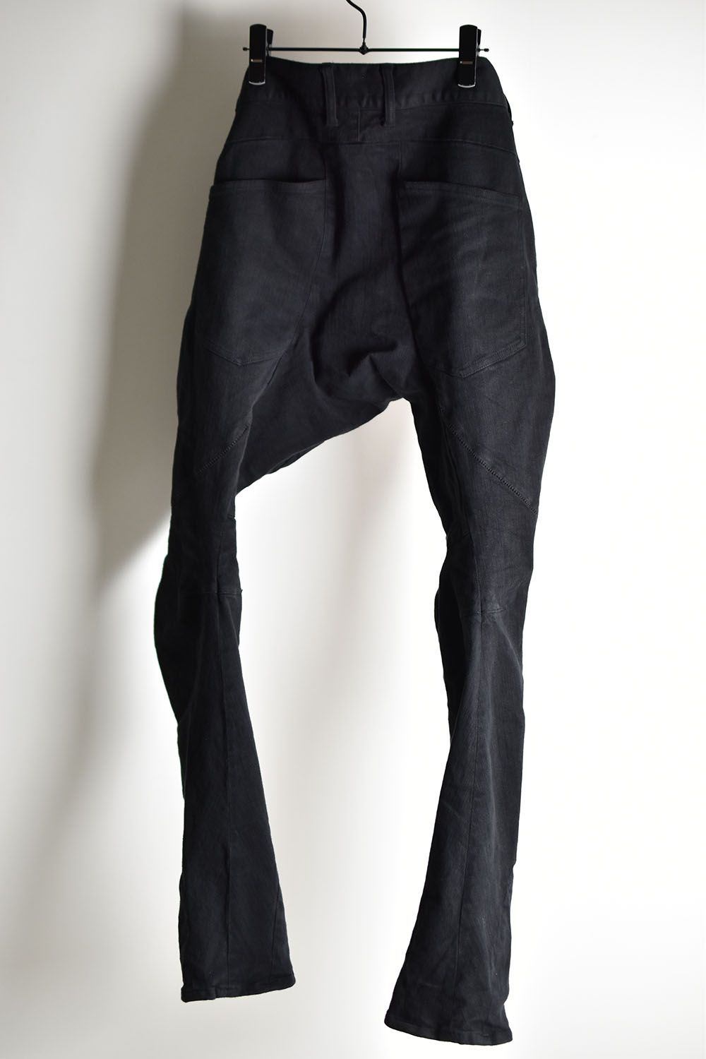 3D Curve Slim pants"Black"/3Dカーブスリムパンツ"ブラック"