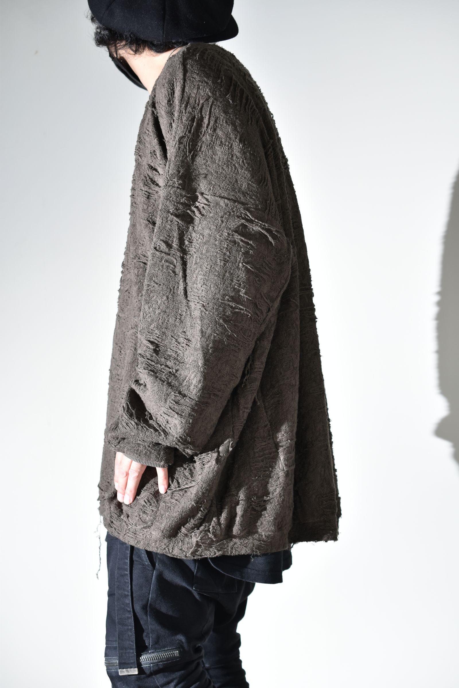 Extreme Over Sized Pullover"Khaki " / エクストリームオーバーサイズプルオーバー"カーキ"
