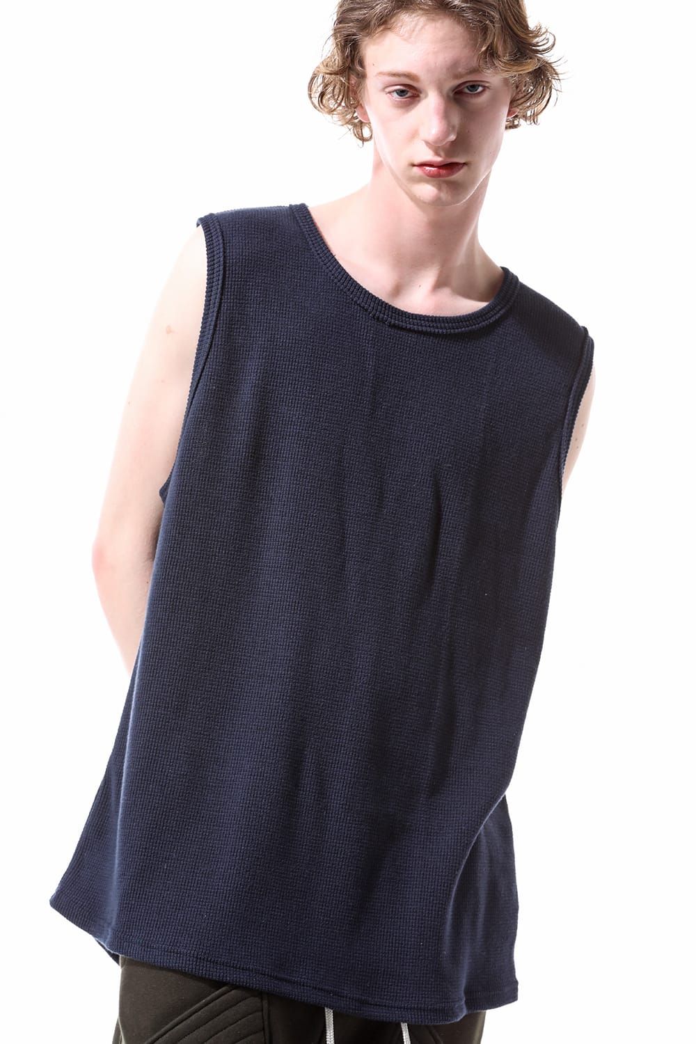 《2026AW先行予約》Long Length Knit Tank Top"Black / Olive / Ivory / Navy / D.Grey" /ロングレングスニットタンクトップ"ブラック/オリーブ/アイボリー/ネイビー/ダークグレー"