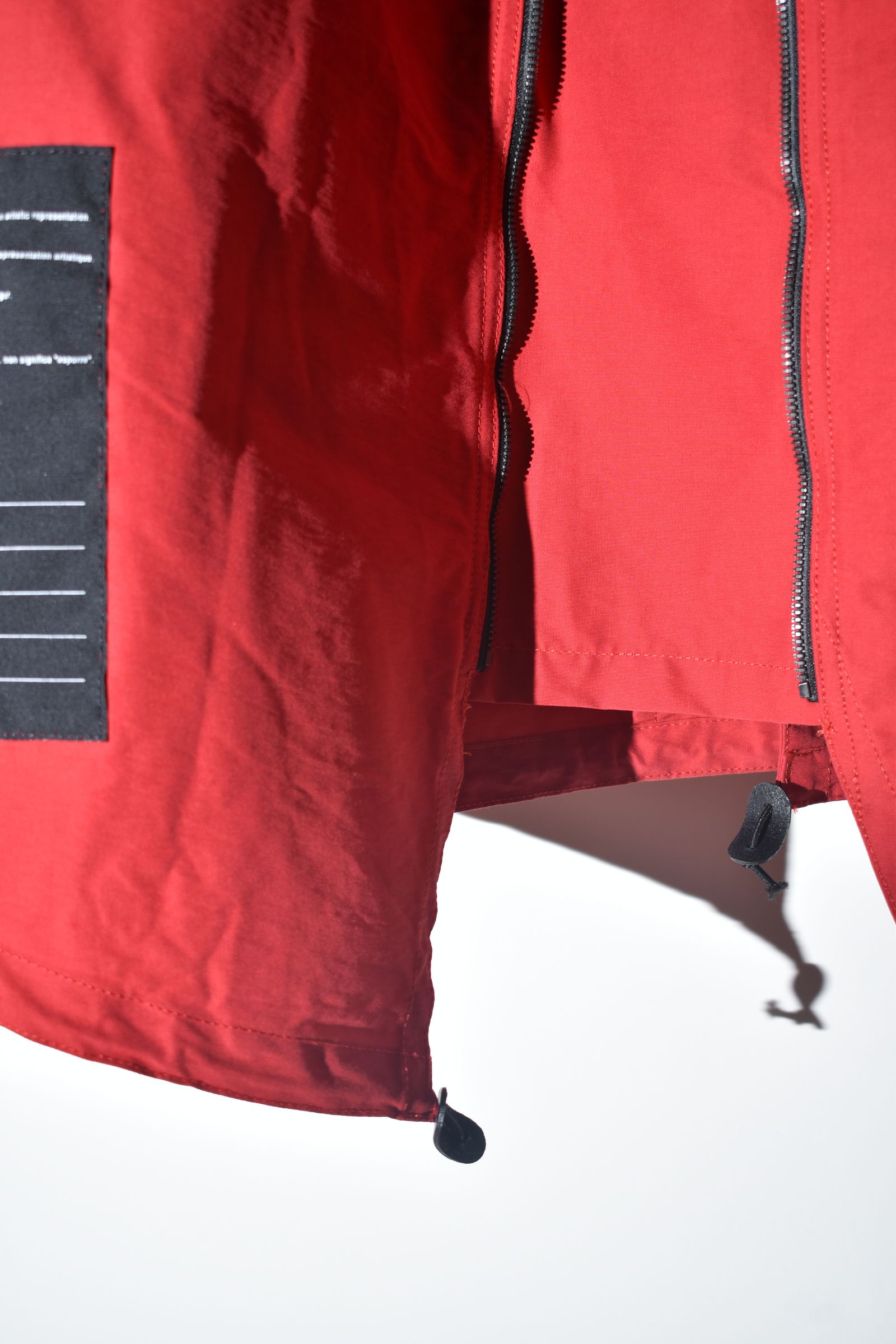 Multi Zip Short Mods Coat"Red" / マルチジップショートモッズコート"レッド"