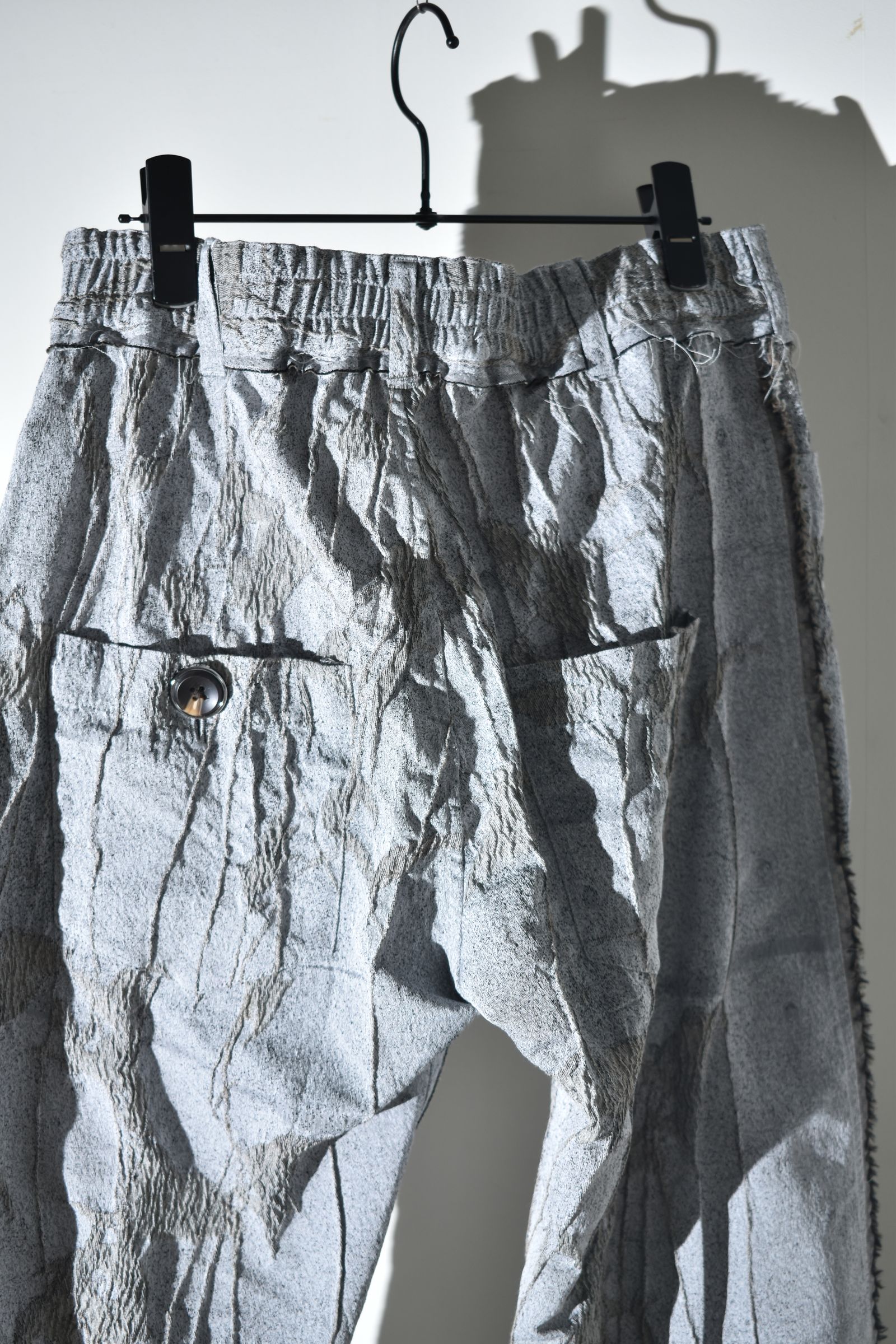 Semi Flared Pants "Ivy×Concrete" / セミフレアパンツ"アイボリー×コンクリート"