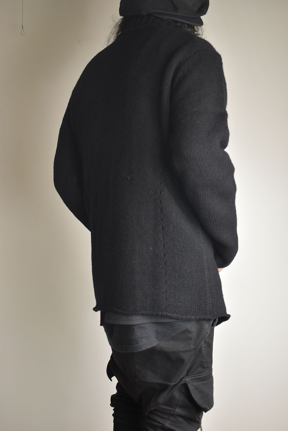Riders Knit"Black" / ライダースニット"ブラック"