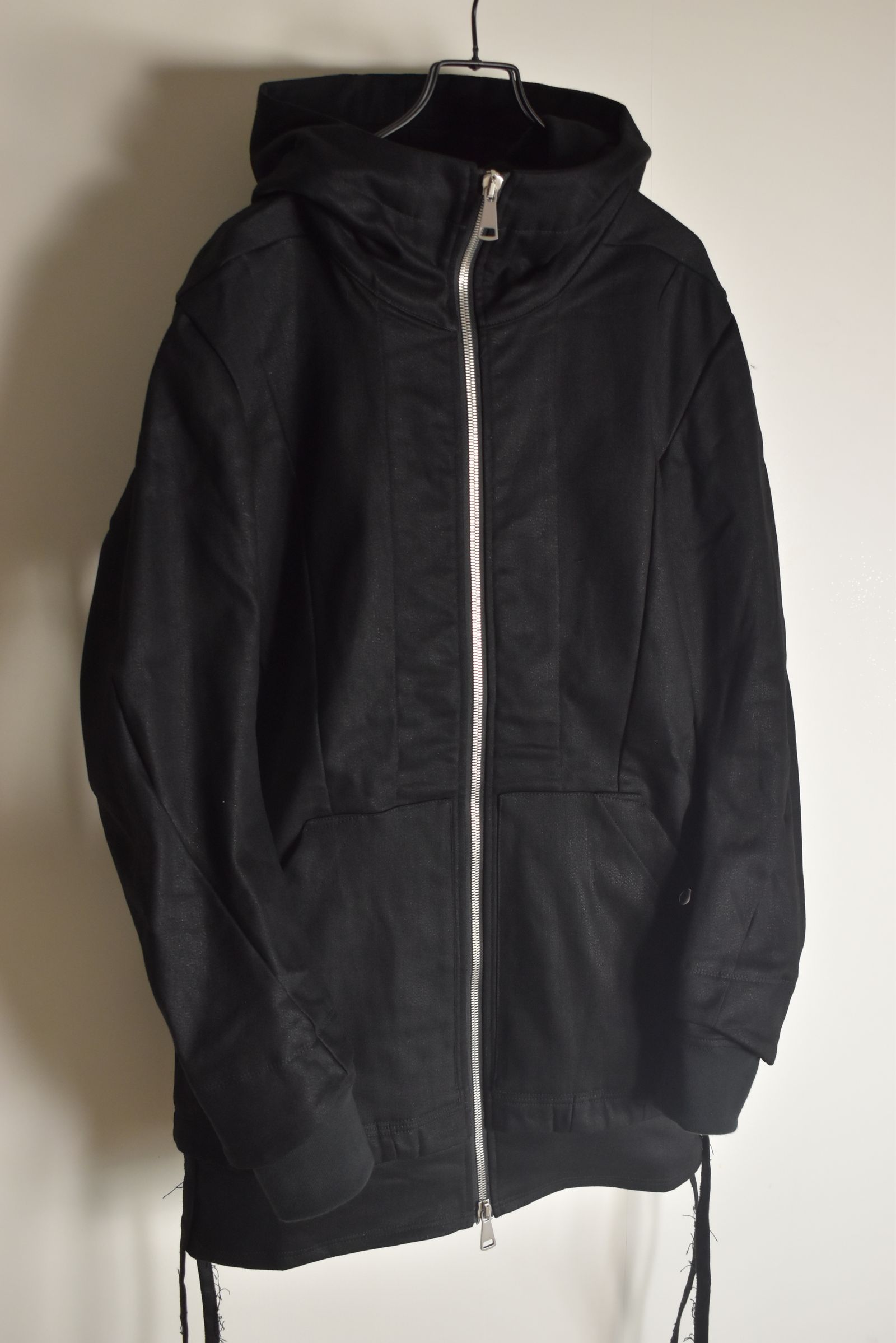 Bonding  Hoodie Denim Blouson"Black" / ボンディングフーデッドデニムブルゾン"ブラック"
