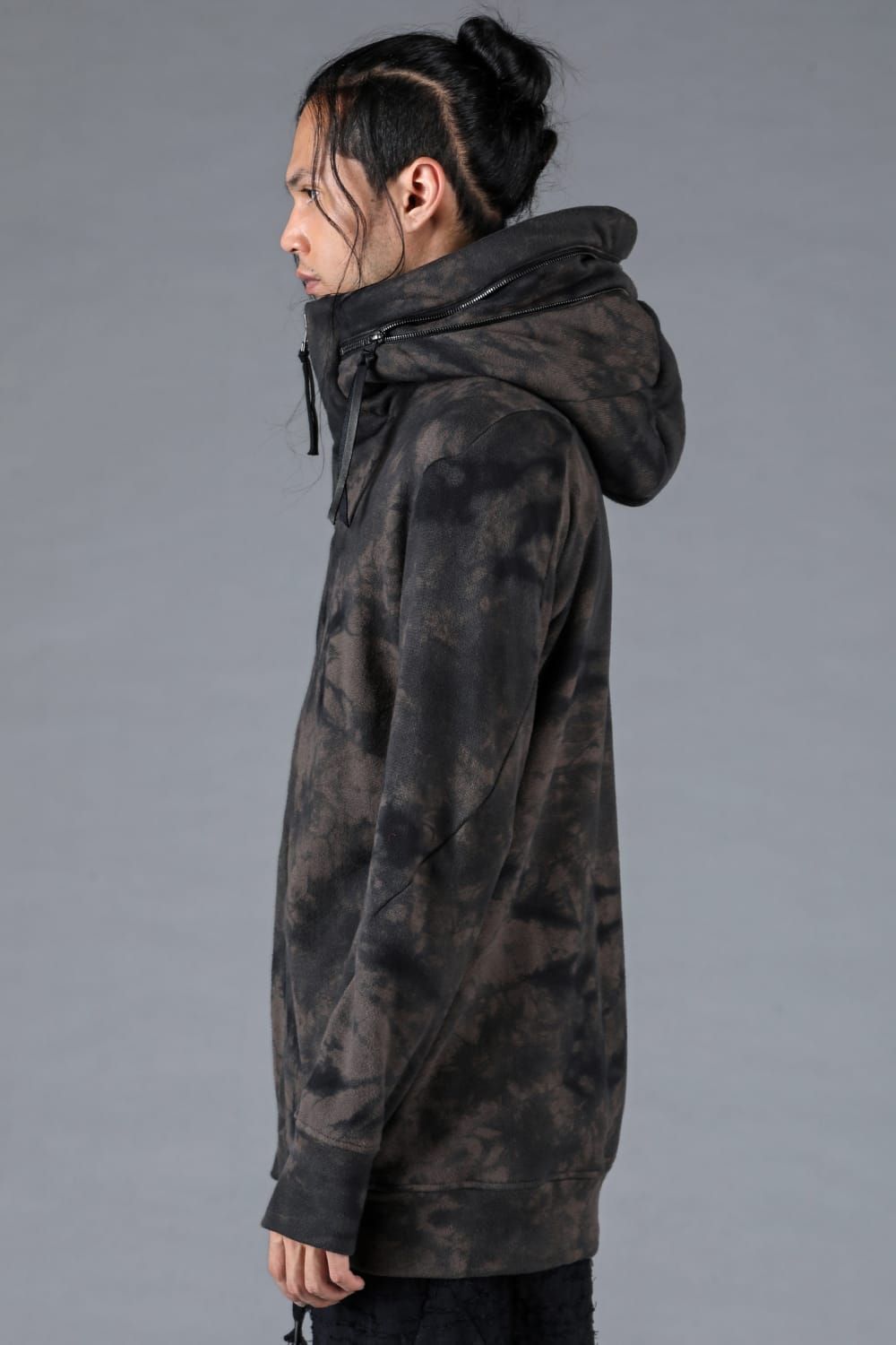 Non Ply Yarn Lined Hooded Jacket"Dust" /  無撚糸裏毛フーデッドジャケット"ダスト"