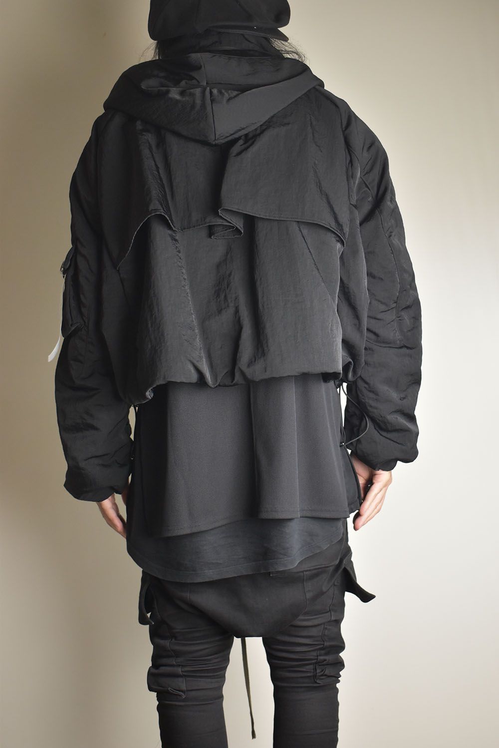 Padding Short Blouson"Black" / パディングショートブルゾン"ブラック"