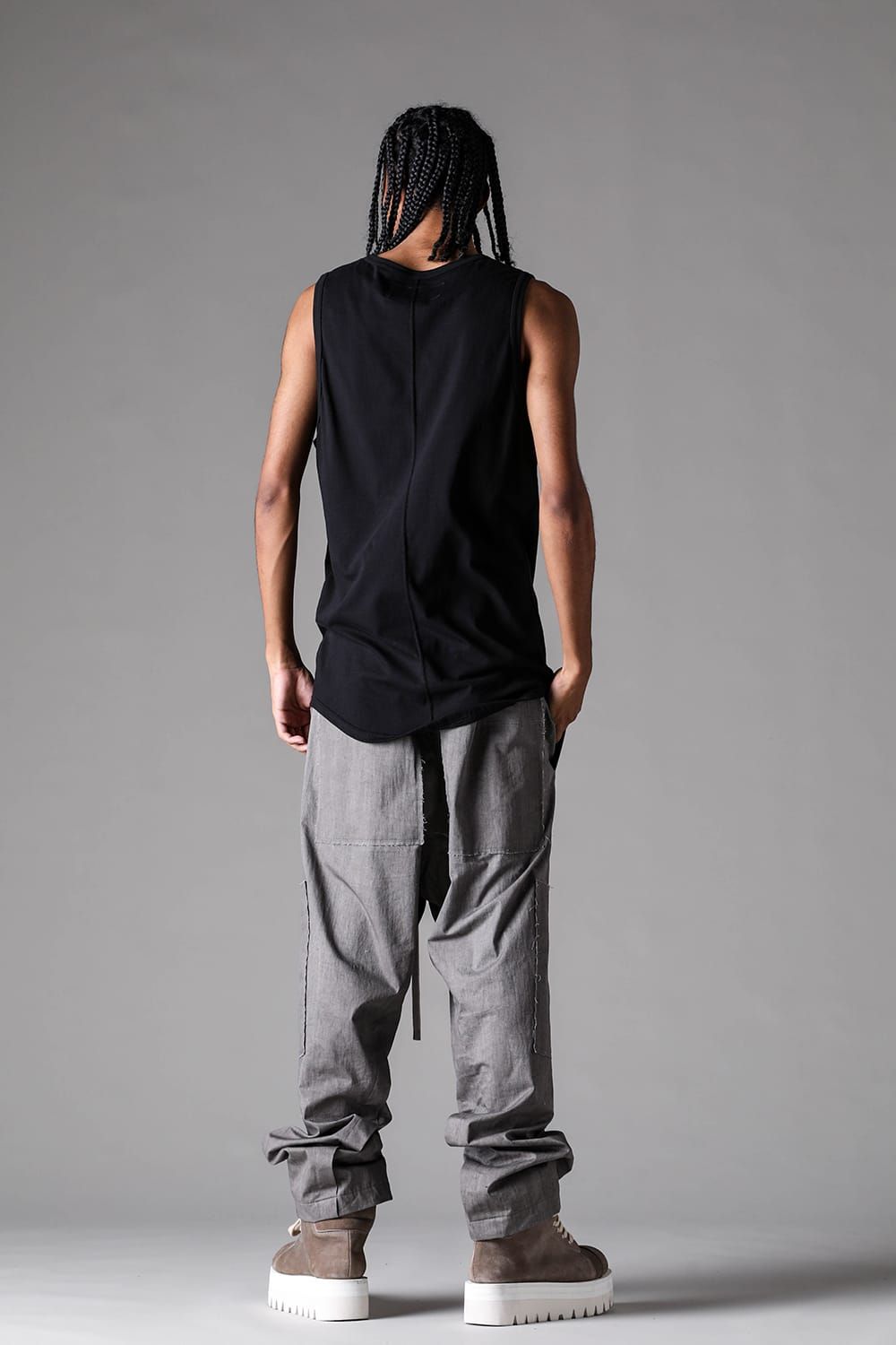《2027SS先行予約》Regular  Tank Top"Black / Ivory / Grey / Greige" / レギュラータンクトップ "ブラック / アイボリー /グレー / グレージュ"