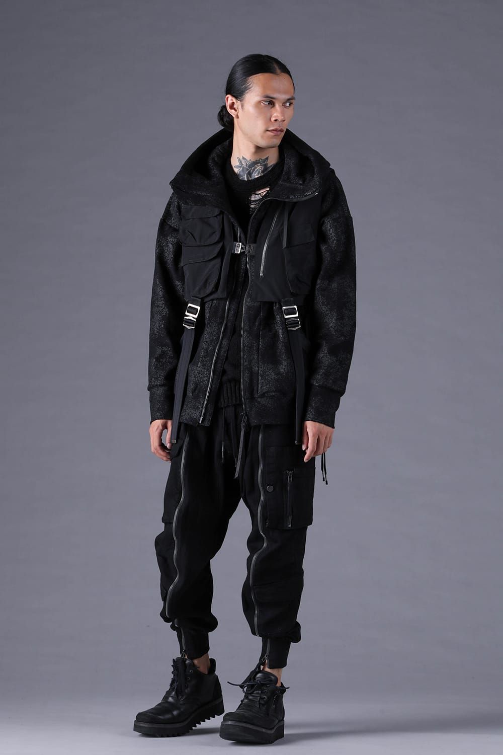 《2027SS先行予約分》Cupra Twill Vest"Black" / キュプラツイルベスト"ブラック"