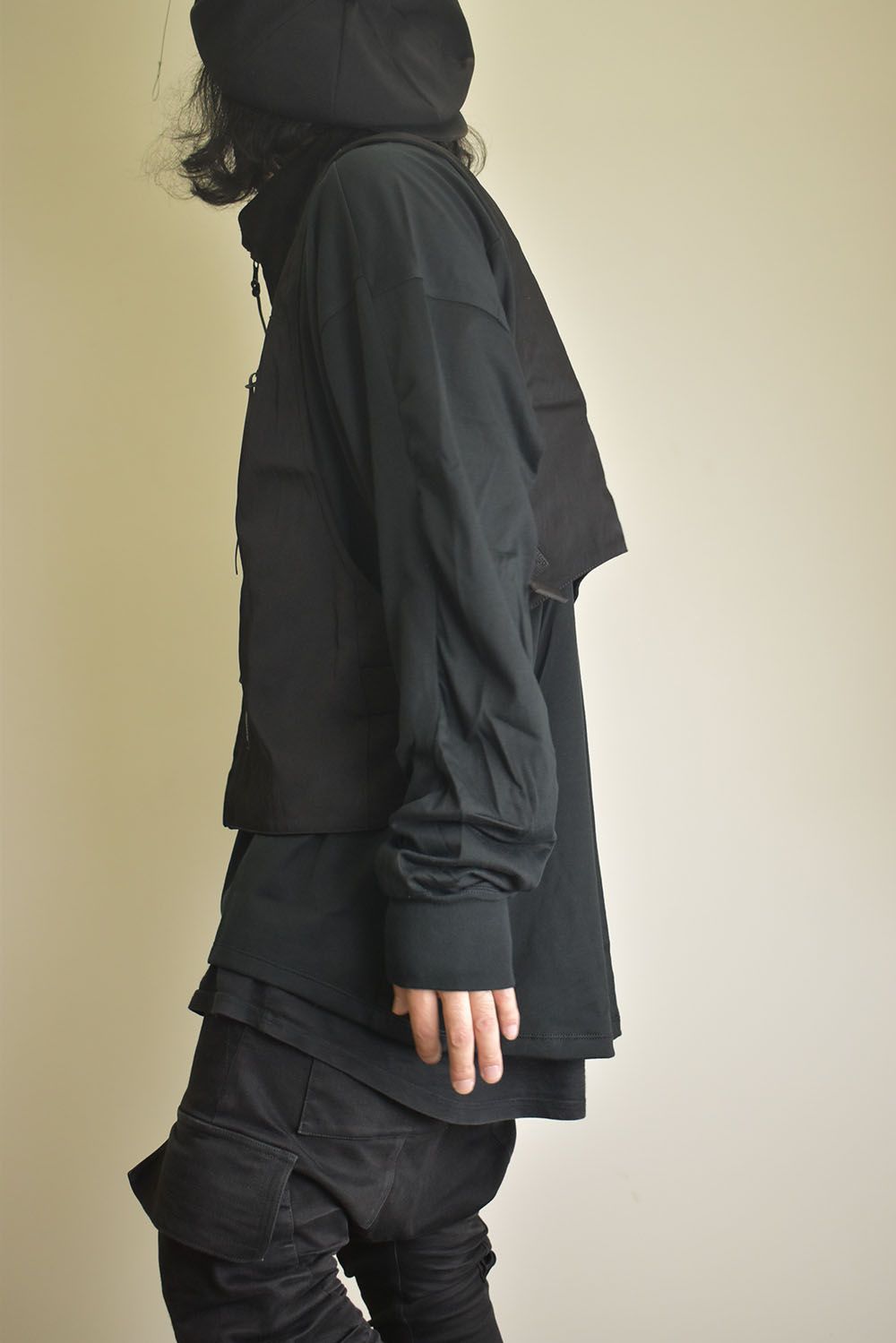 Nylon Wool Twill Tactical Vest"Black" / ナイロンウールツイルタクティカルベスト"ブラック"