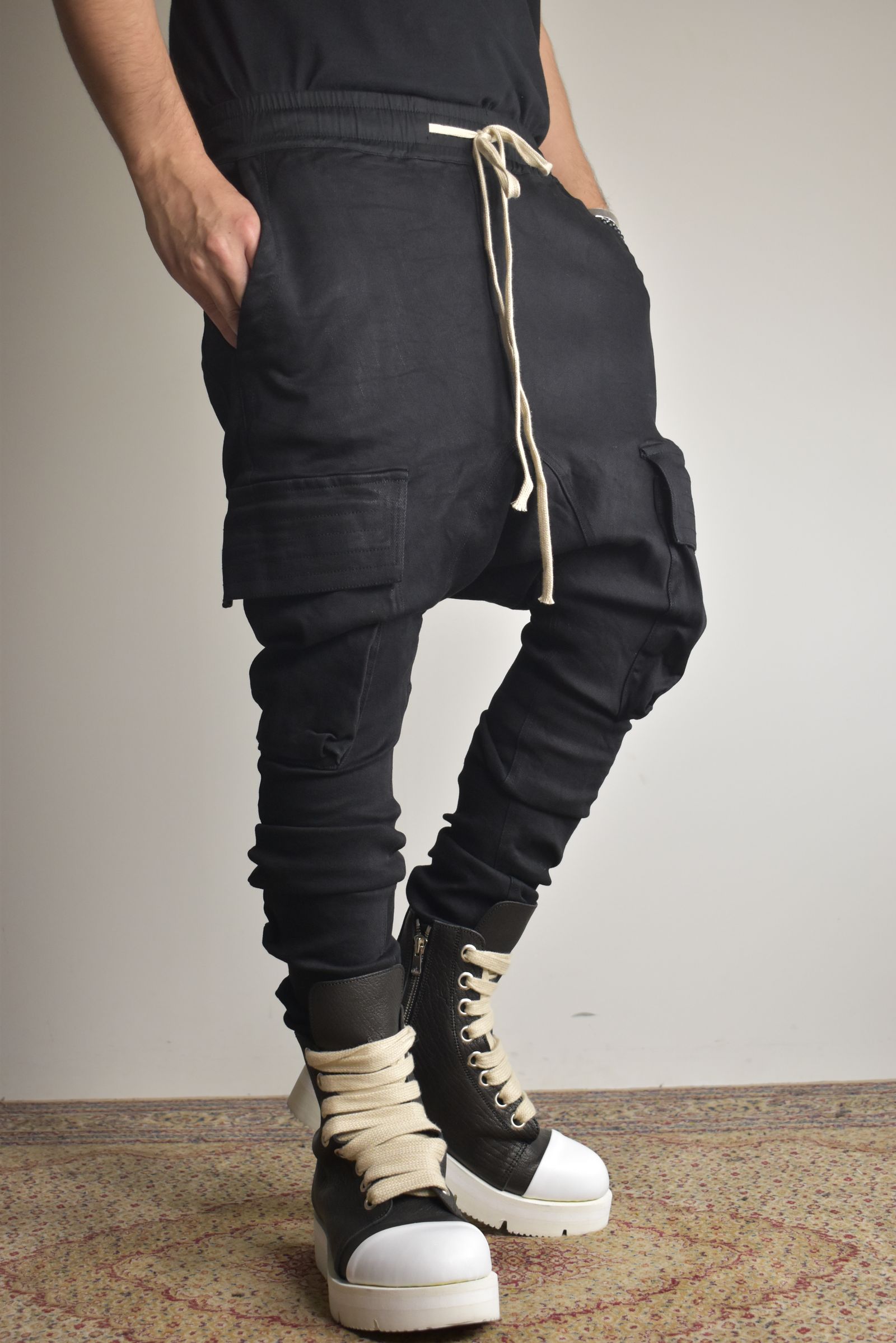 Cargo Sarouel Skinny"Black" / カーゴサルエルスキニー"ブラック"