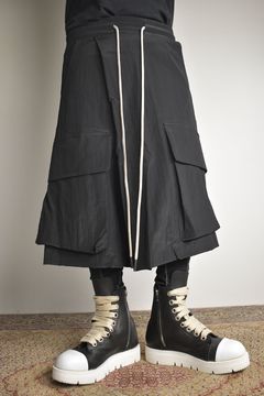 Skirt Shorts"Black / Cream" /スカートショーツ"ブラック/クリーム"