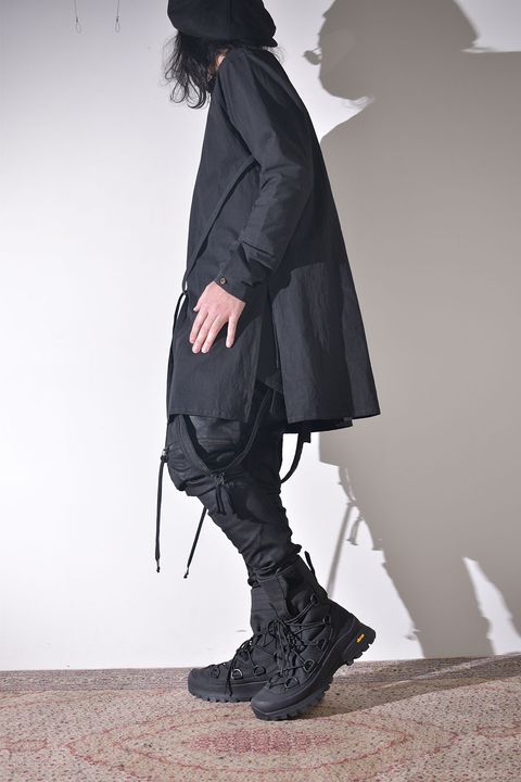 冬のニットジャケットスタイル