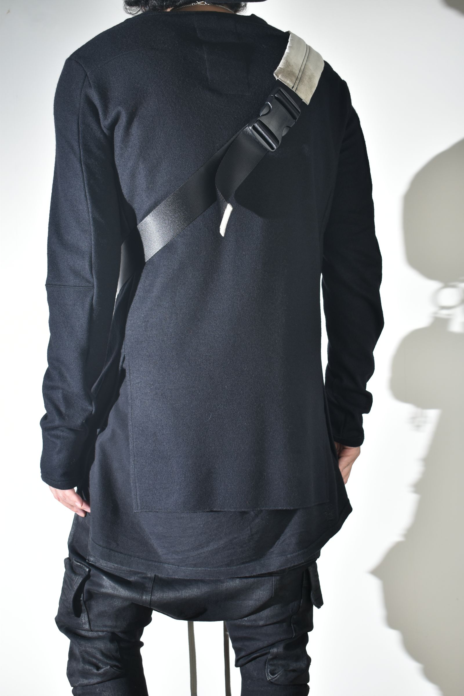 Sphere Shoulder Bag "Black Bleached" / スフィアショルダーバッグ"ブラックブリーチ"