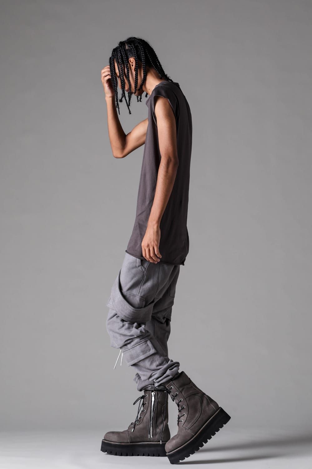 《2027SS先行予約》Albini Airy Tank Top"Black / Sage Green / Brown / L.Grey / White" /  アルビニエアリータンクトップ"ブラック /セージグリーン /ブラウン /ライトグレー/ホワイト"