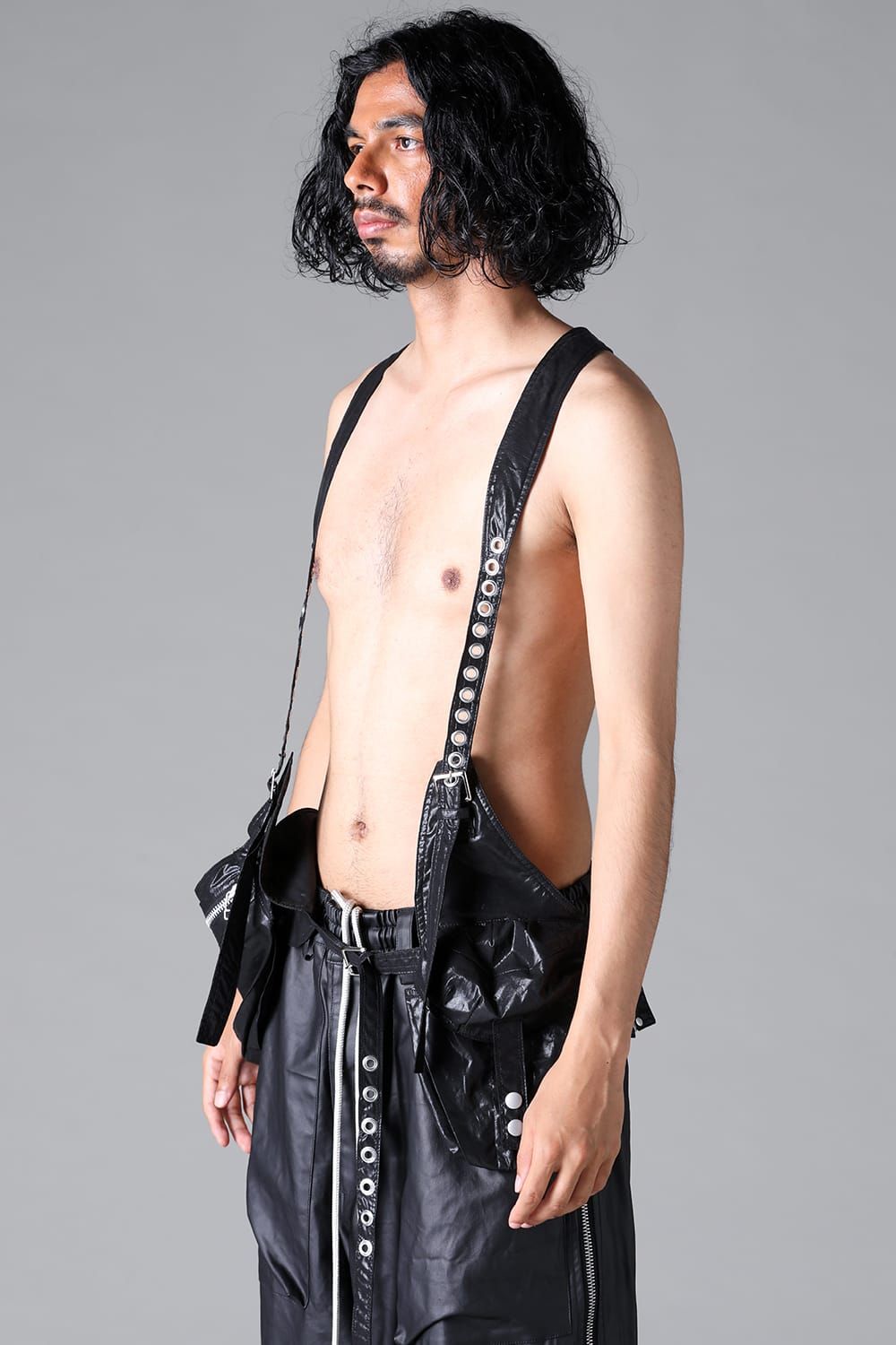 《2026SS先行予約》Matte Coating Cargo Vest Bag"Black" / マットコーティングカーゴベストバッグ"ブラック"