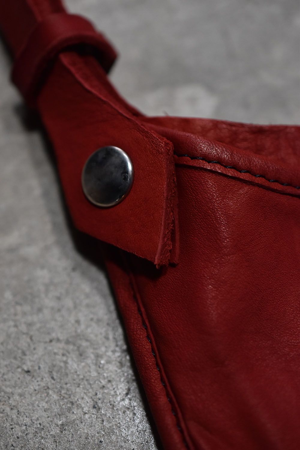 Double Shoulder Waist Bag(大)"Red"/ダブルショルダーウエストバッグ"レッド"