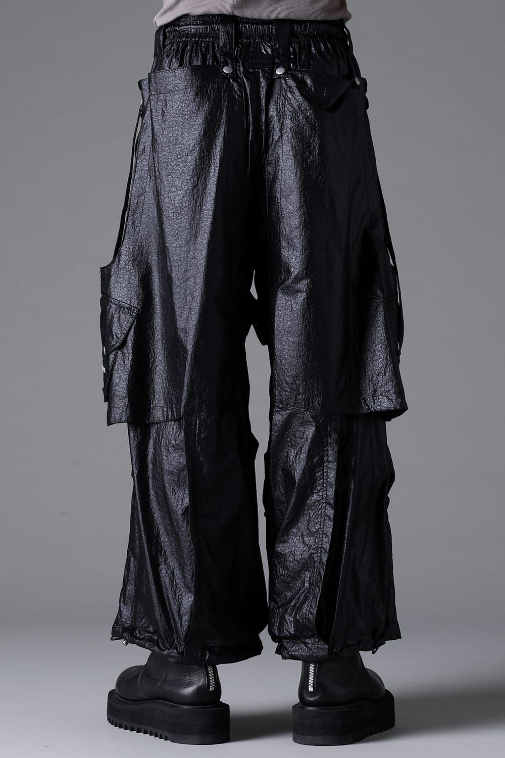 《2026SS先行予約》Parachute Cargo Wide Pants"Black" / パラシュートカーゴワイドパンツ"ブラック"