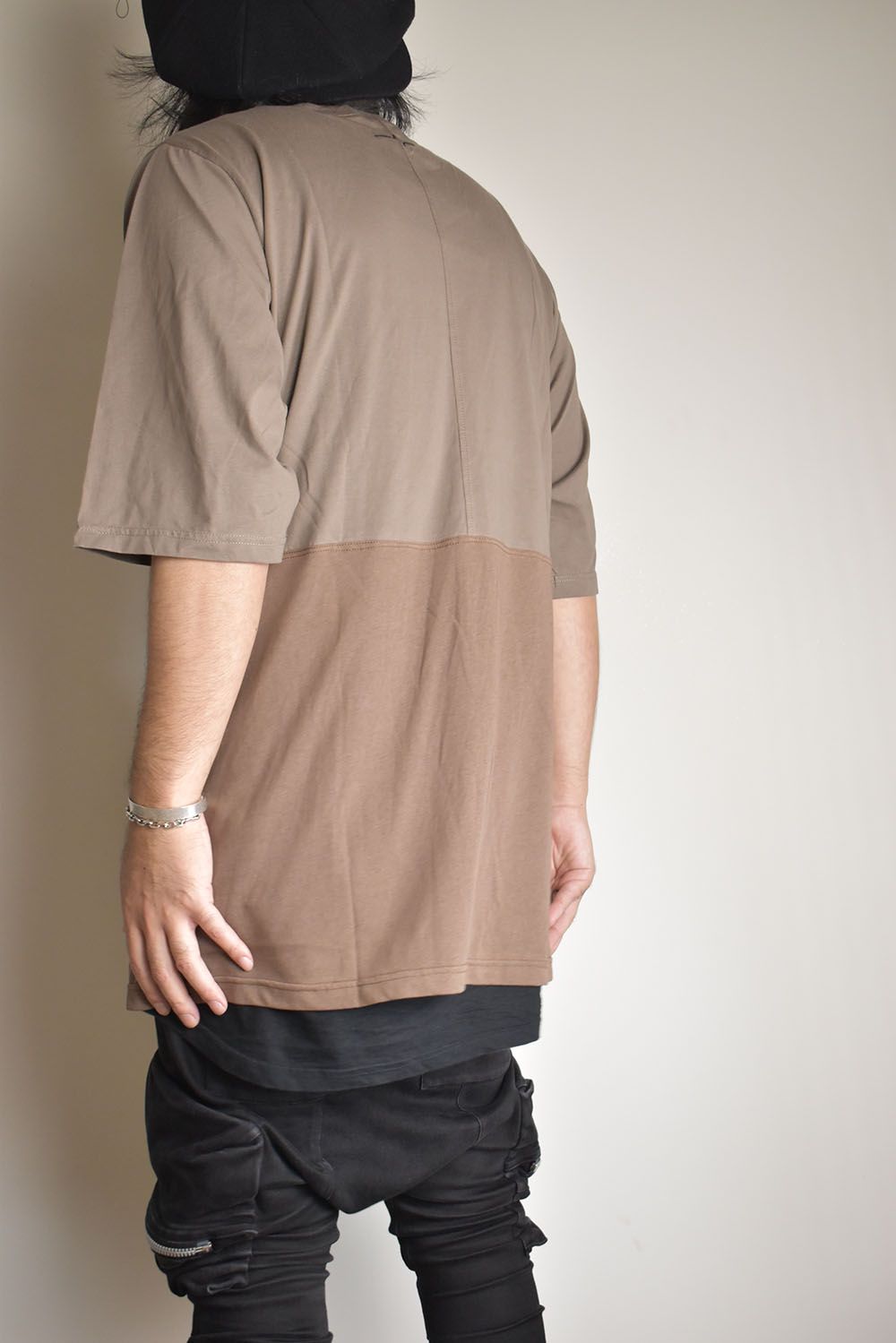 Switching Pocket Tee"Walnut" / スウィッチングポケットTee"ウォルナット"