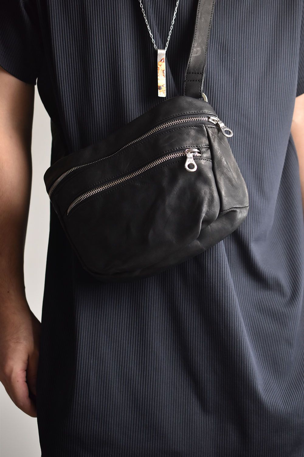 ISAMU KATAYAMA BACKLASH - Double Shoulder Shoulder Bag