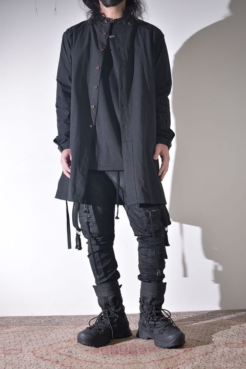 冬のニットジャケットスタイル