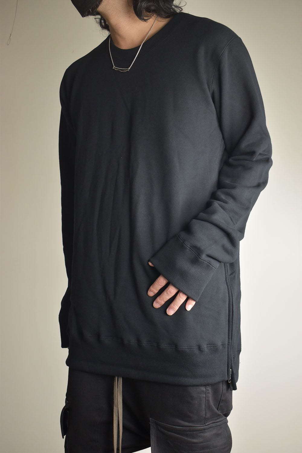 Over Sized Pullover"Black" / オーバーサイズプルオーバー"ブラック"