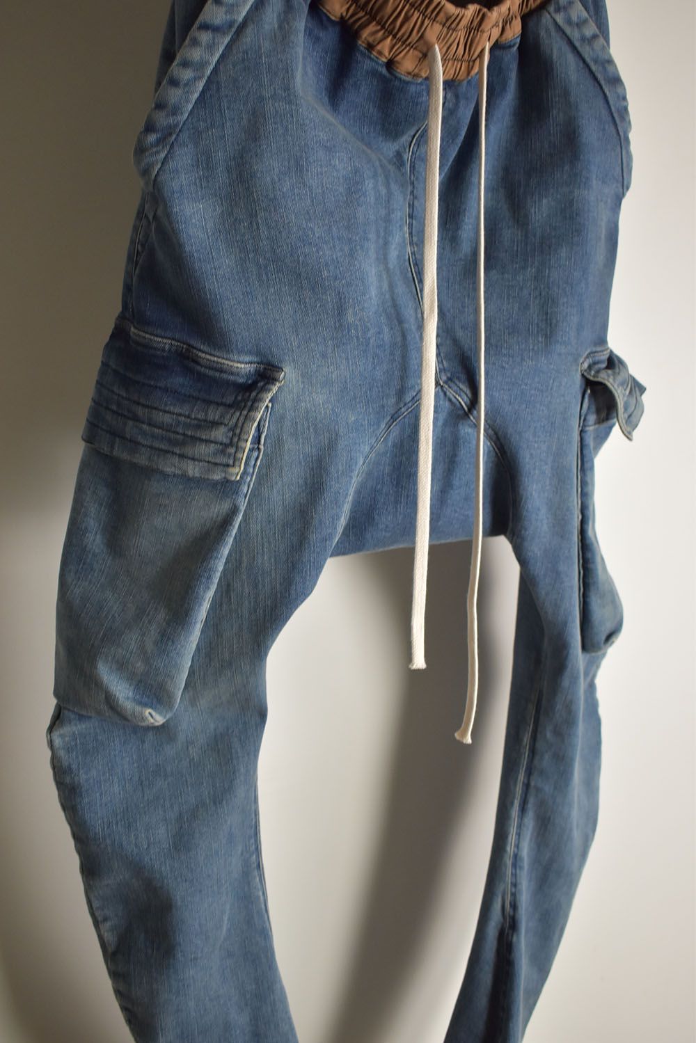 Vintage Denim Cargo Sarouel Skinny"Blue" / ヴィンテージデニムカーゴサルエルスキニー"ブルー"