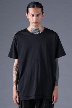 《2027SS先行予約分》100/3 Cotton S/ST T-Shirt"Black" / 100/3天竺ショートスリーブTee"ブラック"