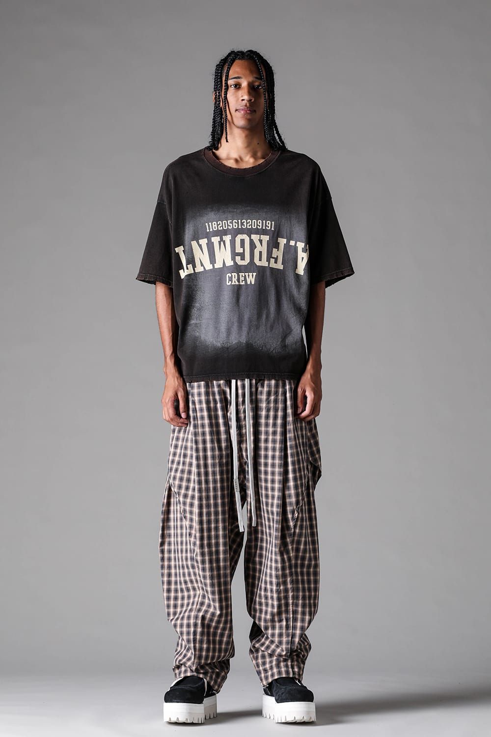《2027SS先行予約》AFRGMNT Short Sleeve Tee "Burnt Black / Ecru / Smoky Indigo / Ash Mint " / AFRGMNT ショートスリーブTee"バーントブラック / エクリュ /スモーキーインディゴ /アッシュミント"