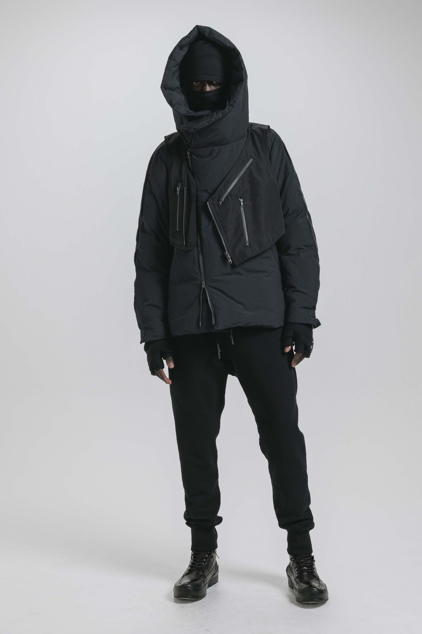Multi Zip Down Parka Jacket (with Vest)"Black" / マルチジップダウンパーカージャケット(ベスト付き)"ブラック"