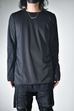 基層 Long Sleeve_01 "Black" / 基層ロングスリーブ"ブラック"