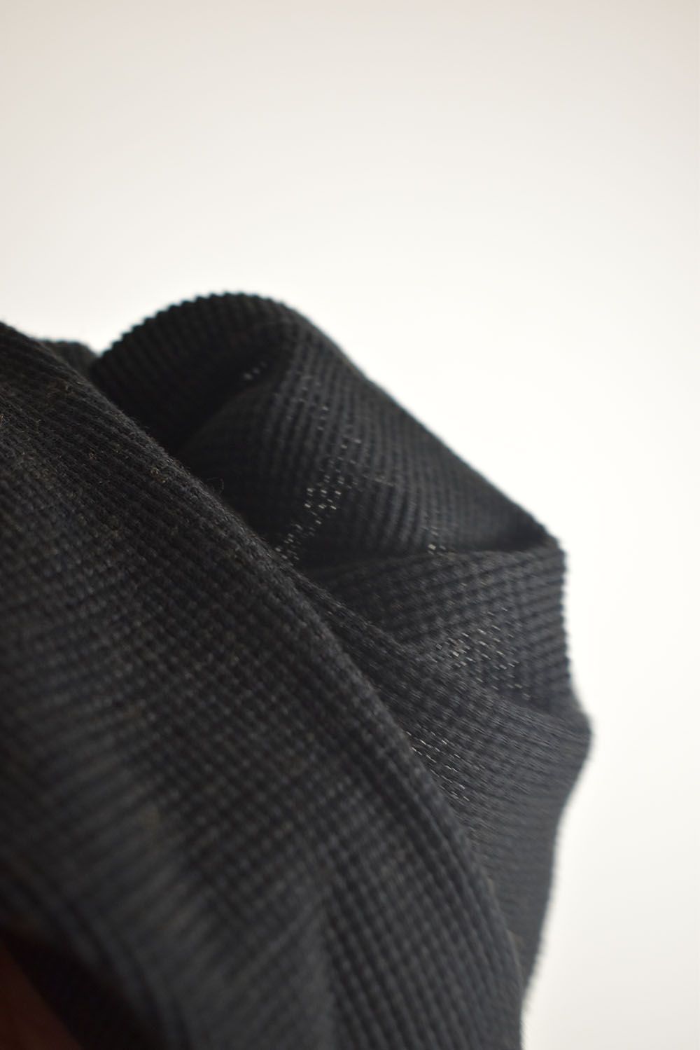 Layered Crew Neck Top"Black" / レイヤードクルーネックトップ"ブラック"