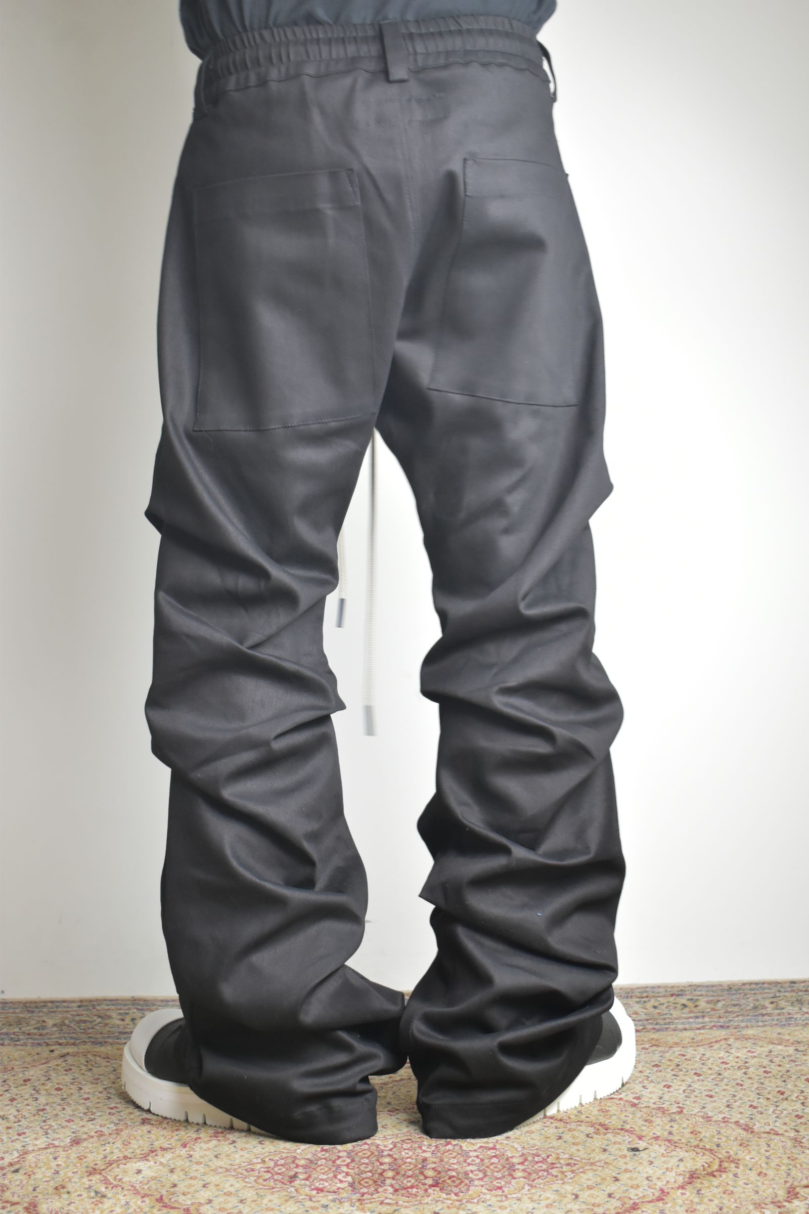 Boots Cut Tuck Pants"Black" / ブーツカットタックパンツ"ブラック"