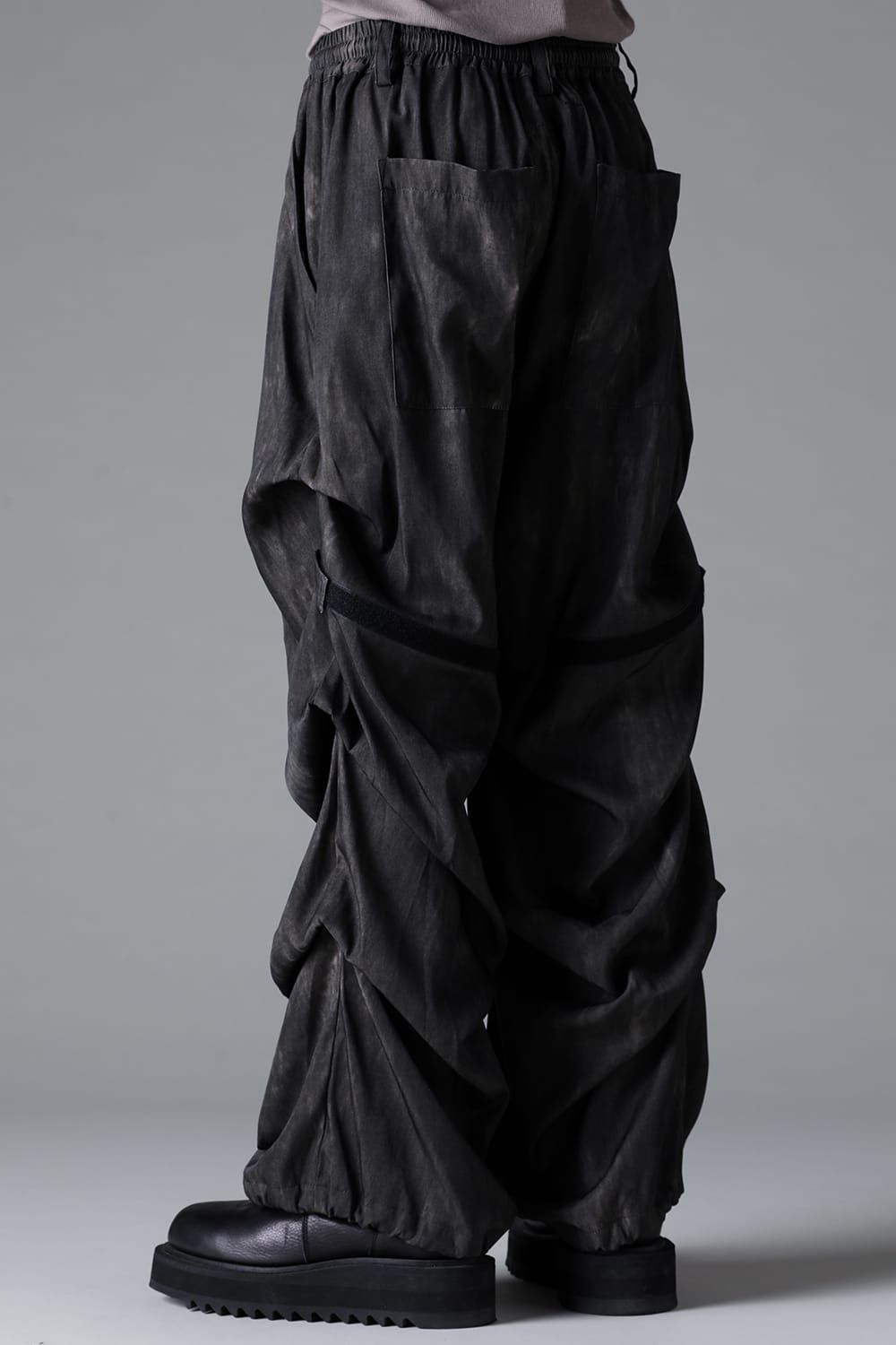 《2026SS先行予約》Tuck Wide Pants"Black / Uneven D.Grey / Uneven Grey" / タックワイドパンツ"ブラック/アンイーブンダークグレー/アンイーブングレー"