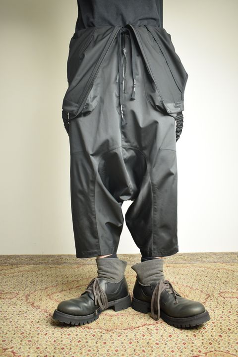 Deep Crotch Over All"Black" / ディープクロッチオーバーオール"ブラック"