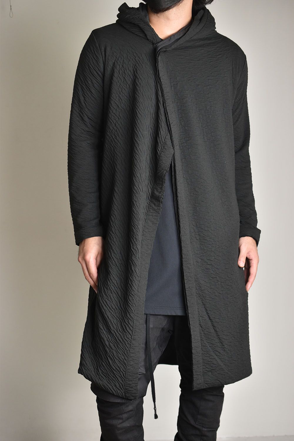 Hoodie Cardigan"Black"/フーディカーディガン"ブラック"