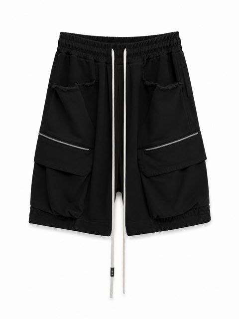 《2027SS先行予約》Cargo Shorts"Black / L.Grey / Ivory" / カーゴショーツ"ブラック / ライトグレー /アイボリー"
